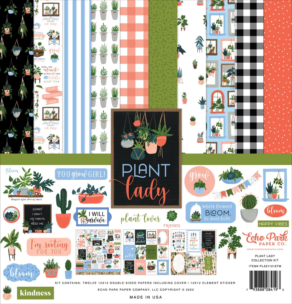 PLANT LADY 12x12 Collection Kit - Echo Park