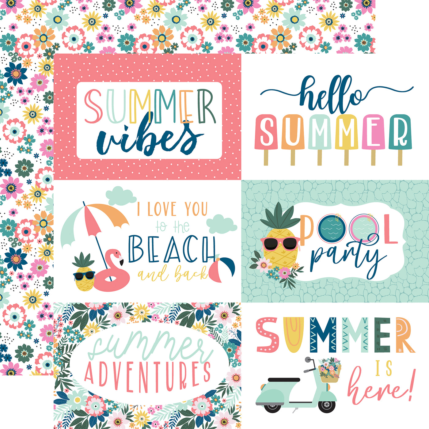 POOL PARTY 12x12 Collection Kit - Echo Park