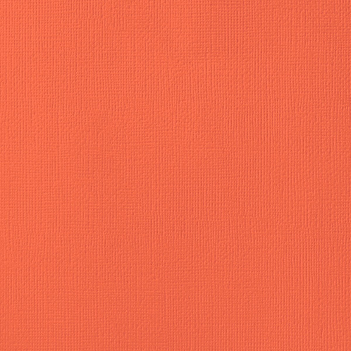 POPPY orange cardstock - 12x12 inch - 80 lb - textured scrapbook paper - American Crafts