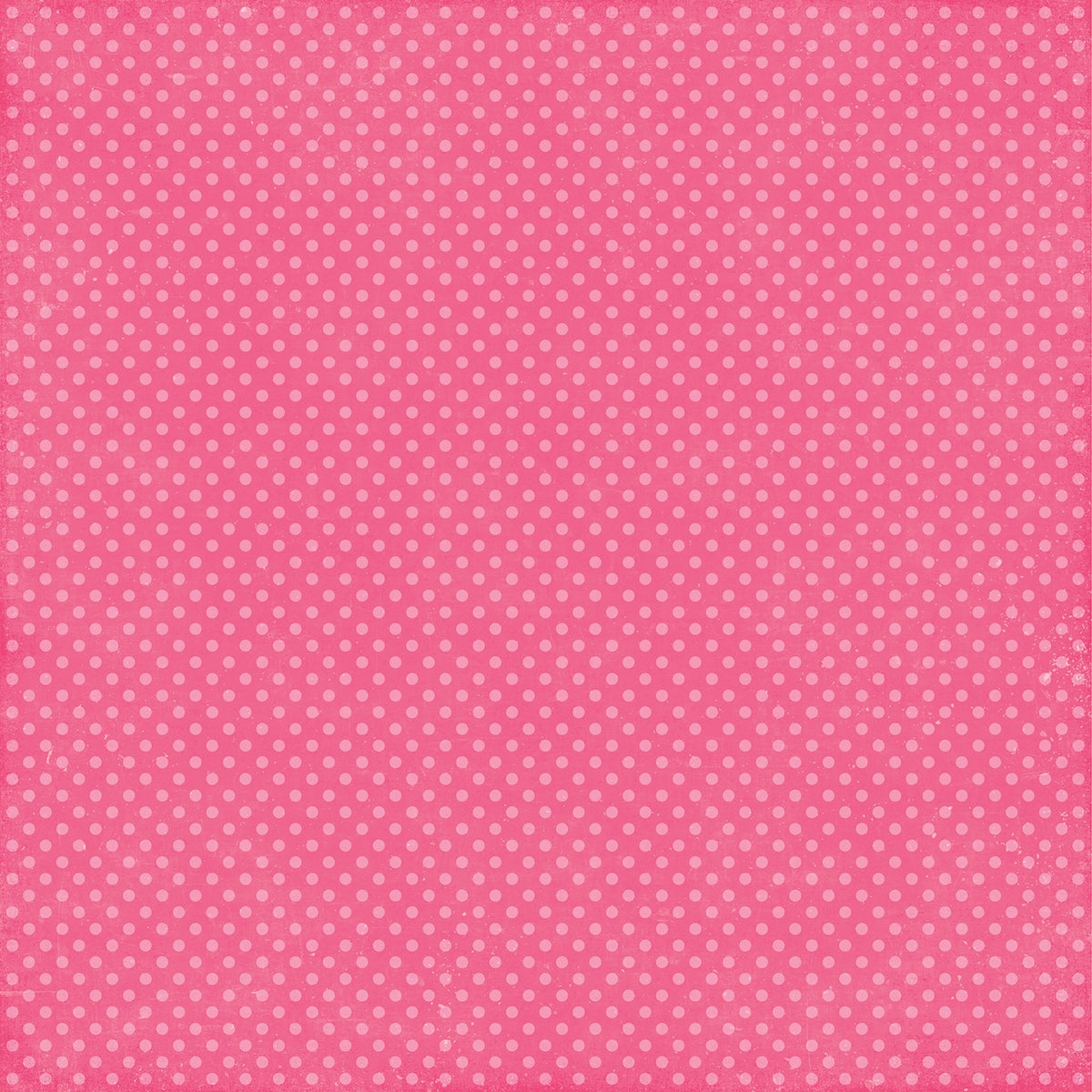 Side B - polka dots in pink on a dark pink background