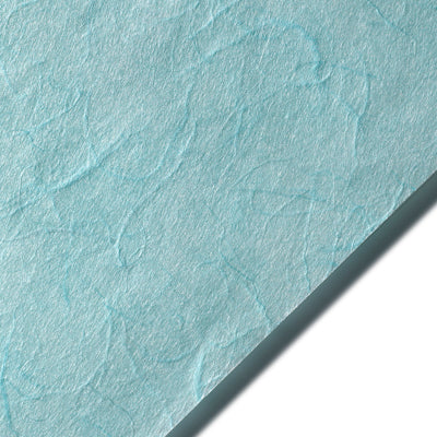 12x12 sheet of Pale Blue mulberry paper from Thai Unryu 