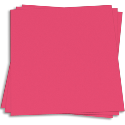 PLASMA PINK 12x12 Neenah Astrobrights smooth cardstock