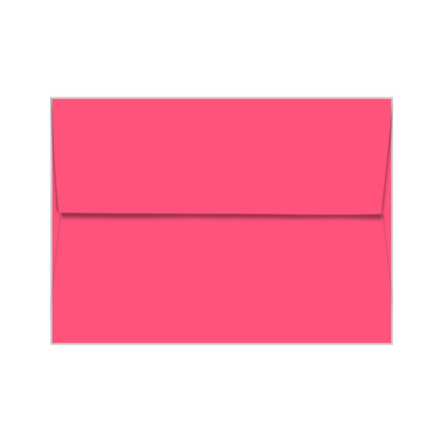 PLASMA PINK - bright pink Astrobrights envelope with square flap