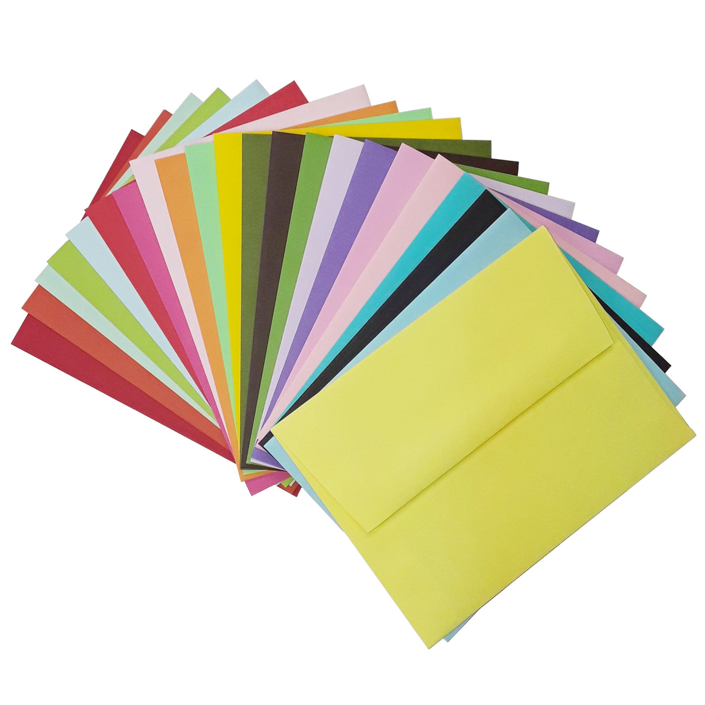 Pack of all 22 colors of Pop-Tone A2 envelopes