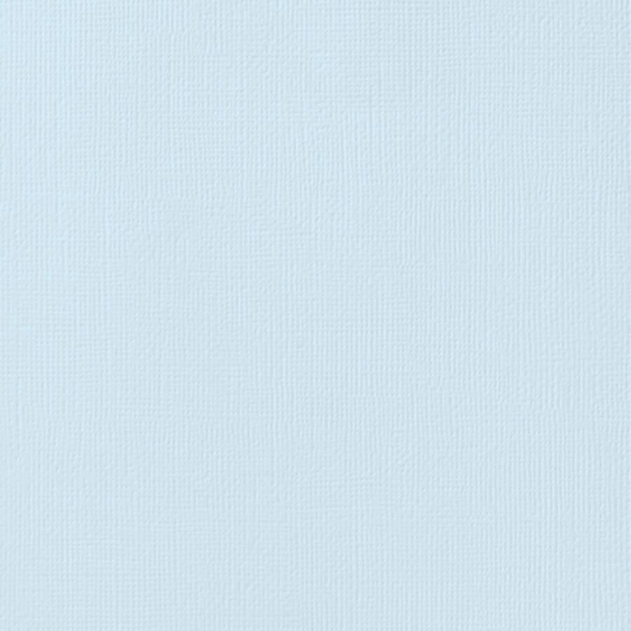 RAIN pale blue cardstock - 12x12 inch - 80 lb - textured scrapbook paper - American Crafts