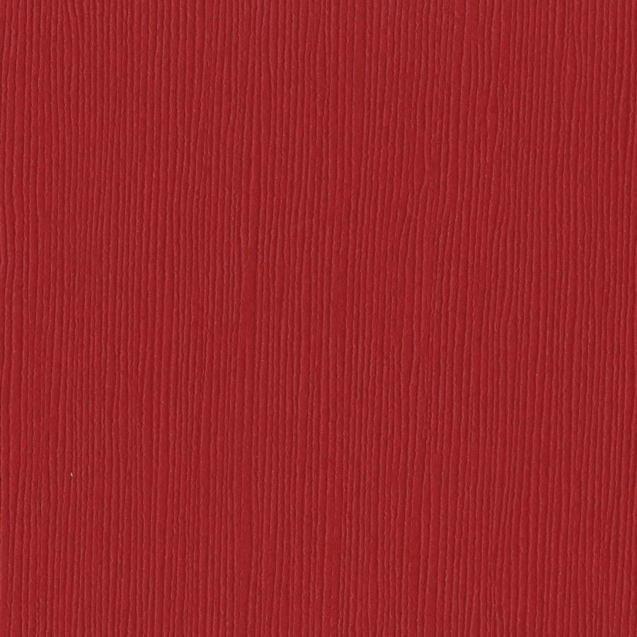 Bazzill Basics RED DEVIL red cardstock - 12x12 inch - 80 lb - textured scrapbook paper