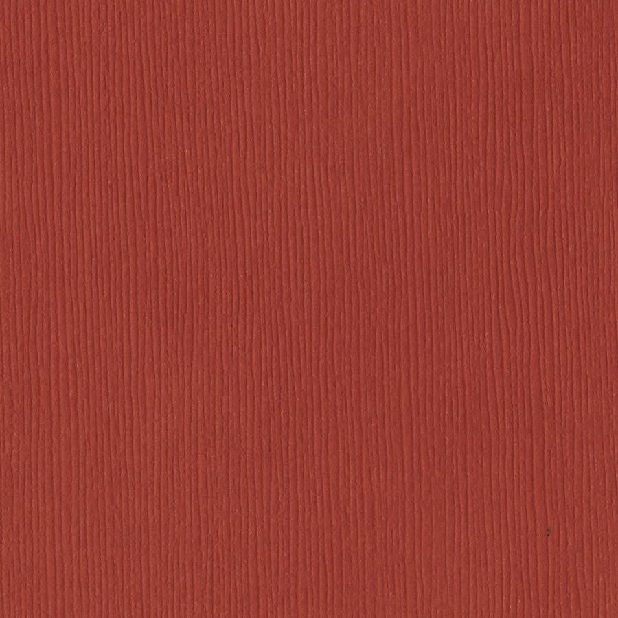 Bazzill Basics RED ROCK red cardstock - 12x12 inch - 80 lb - textured scrapbook paper