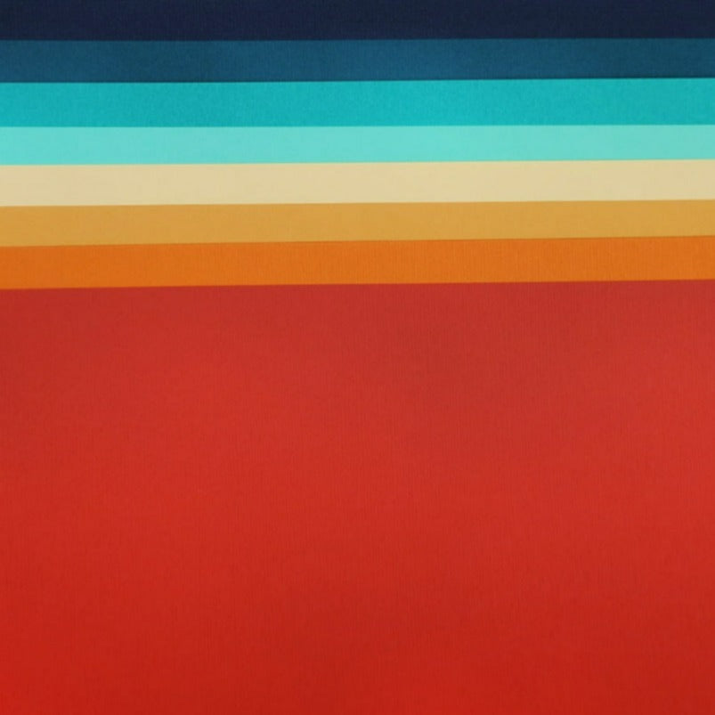 RETRO RAINBOW CARDSTOCK VARIETY PACK - 16 Sheets - Bazzill  12x12 Cardstock