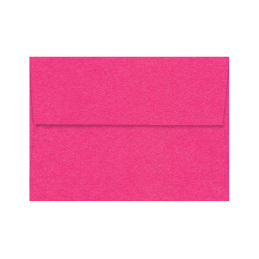 RAZZLE BERRY - hot pink Pop-Tone invitation envelope  with square flap envelope