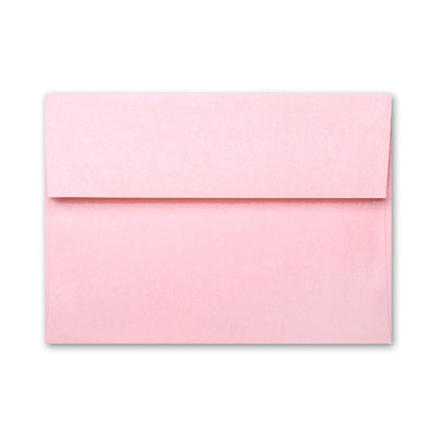 Rose Quartz - pearlescent pink Neenah Stardream Envelope square flap