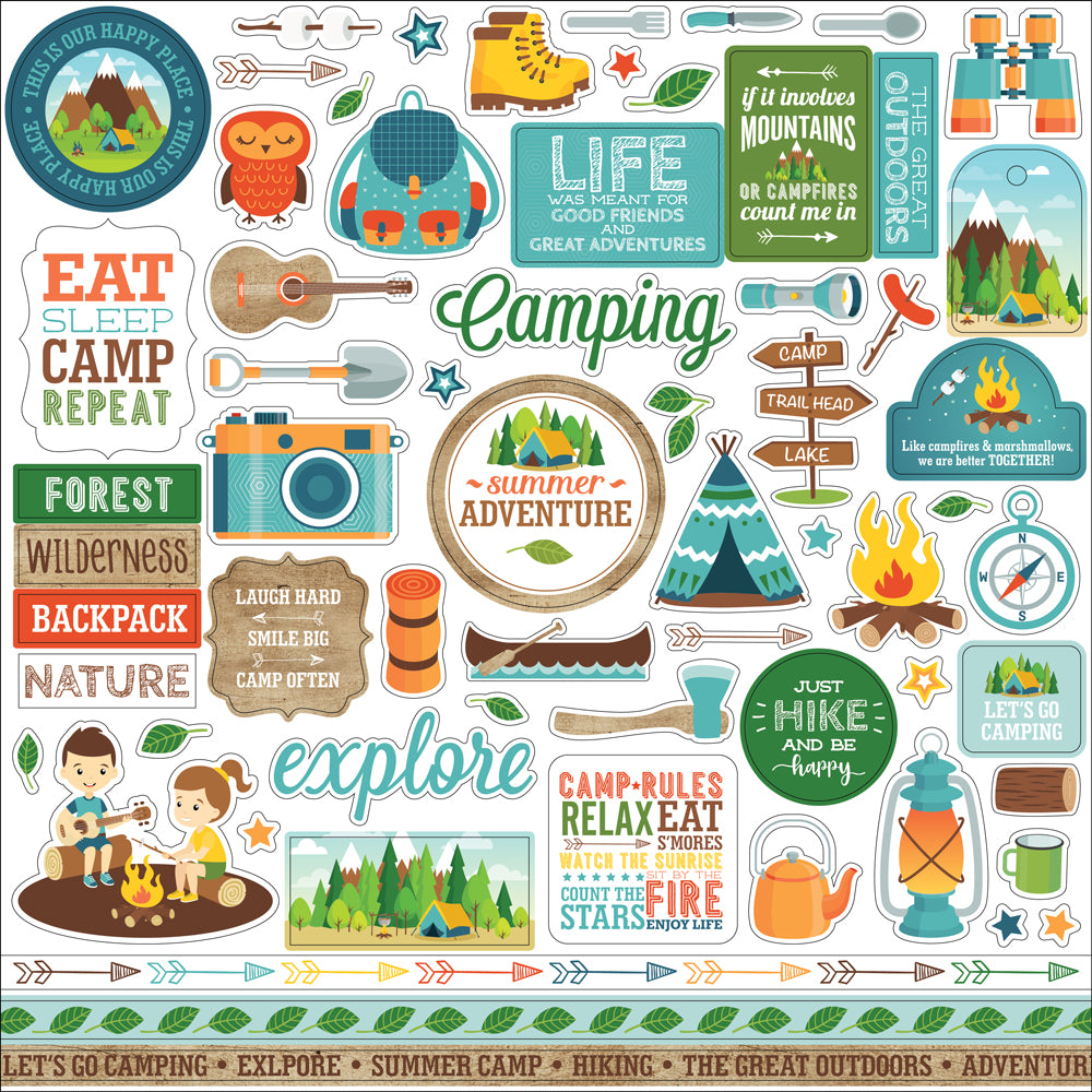 SUMMER ADVENTURE 12x12 Collection Kit - Echo Park