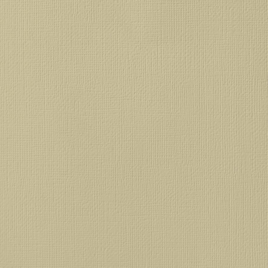 SAND beige cardstock - 12x12 inch - 80 lb - textured scrapbook paper - American Crafts