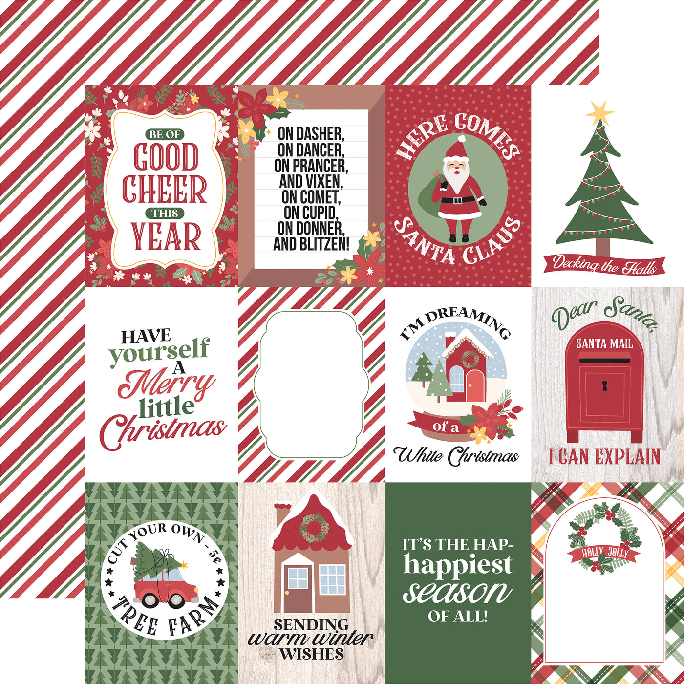 SANTA CLAUS LANE 12x12 Collection Kit - Echo Park