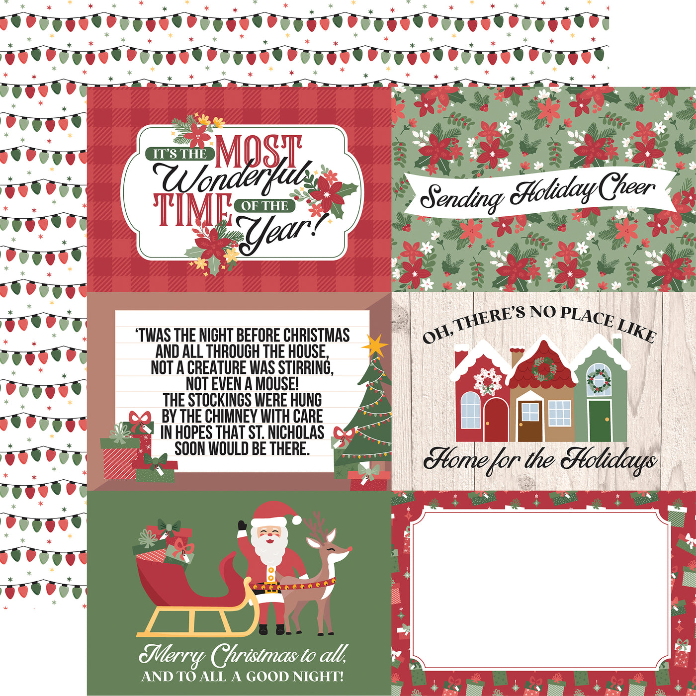 SANTA CLAUS LANE 12x12 Collection Kit - Echo Park