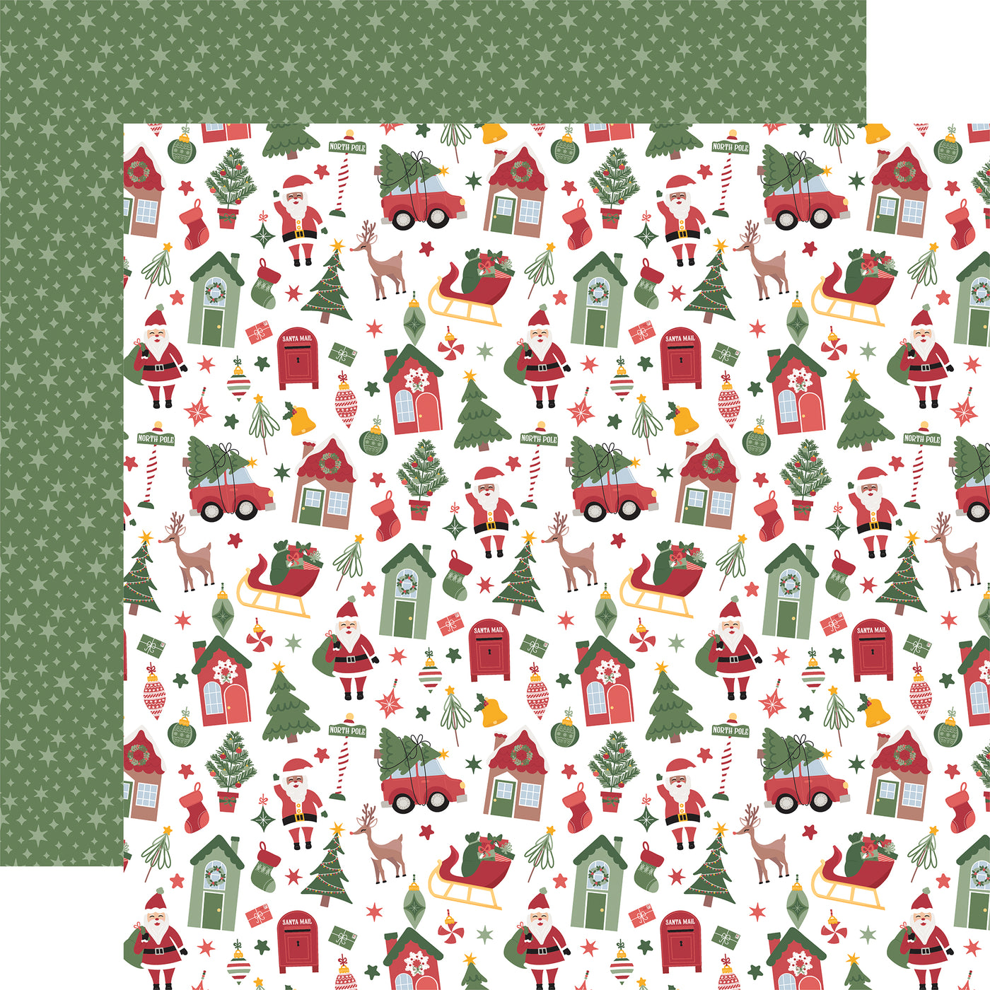 SANTA CLAUS LANE 12x12 Collection Kit - Echo Park