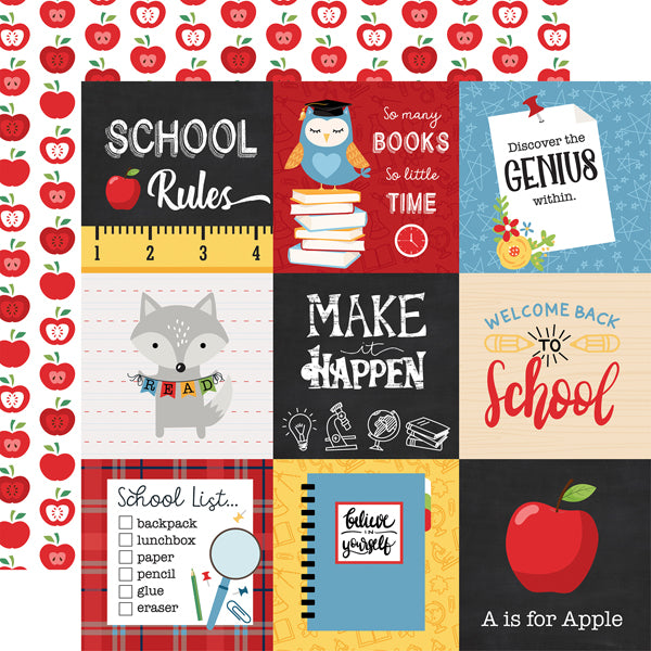 SCHOOL RULES 12x12 Collection Kit - Echo Park