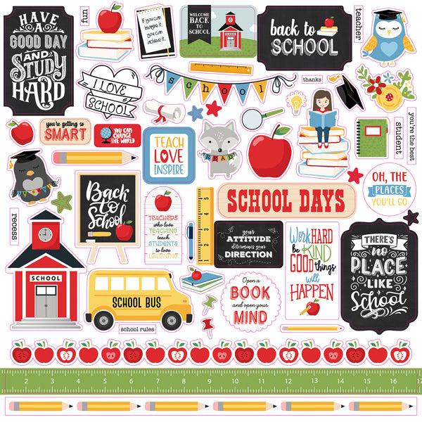 SCHOOL RULES 12x12 Collection Kit - Echo Park