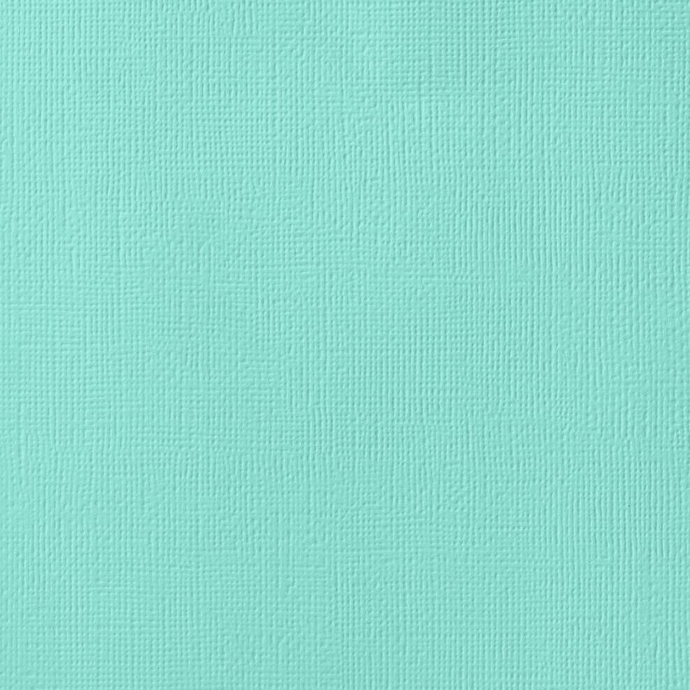 SEAFOAM green cardstock - 12x12 inch - 80 lb - textured scrapbook paper - American Crafts