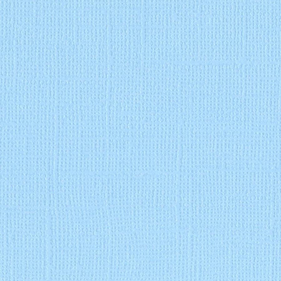 Bazzill Basics SEA WATER blue cardstock - 12x12 inch - 80 lb - textured scrapbook paper