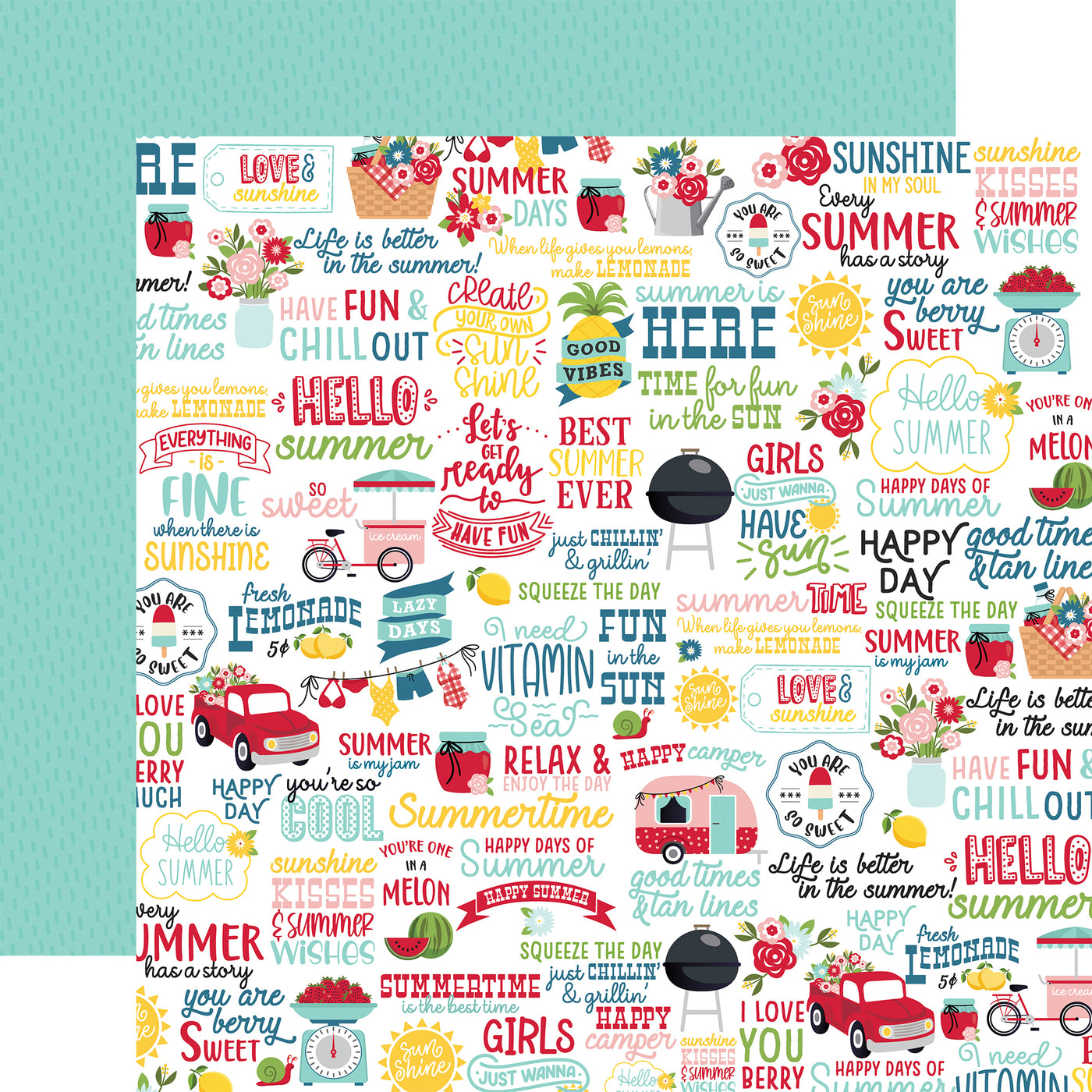 A SLICE OF SUMMER 12x12 Collection Kit - Echo Park