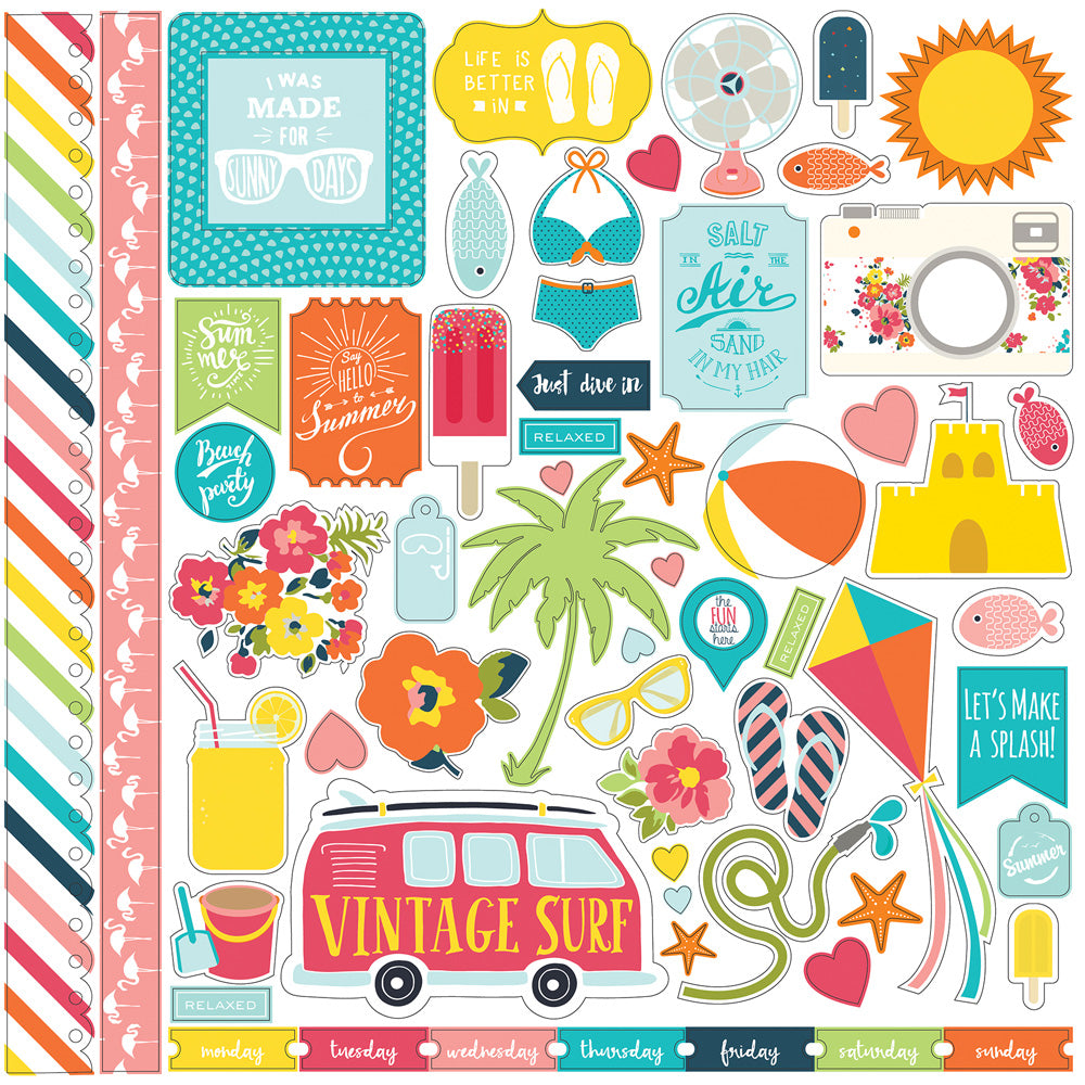 SUMMER PARTY 12x12 Collection Kit - Echo Park