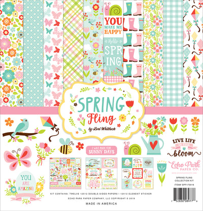 SPRING FLING 12x12 Collection Kit from Echo Park Paper Co.