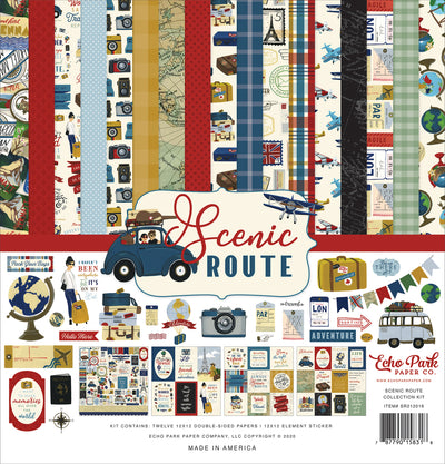 Scenic Route 12x12 collection kit from Echo Park Paper
