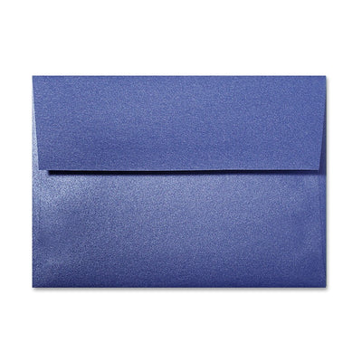 SAPPHIRE Stardream Envelope: A blue square-flap invitations style envelope with a mica coated metallic finish.