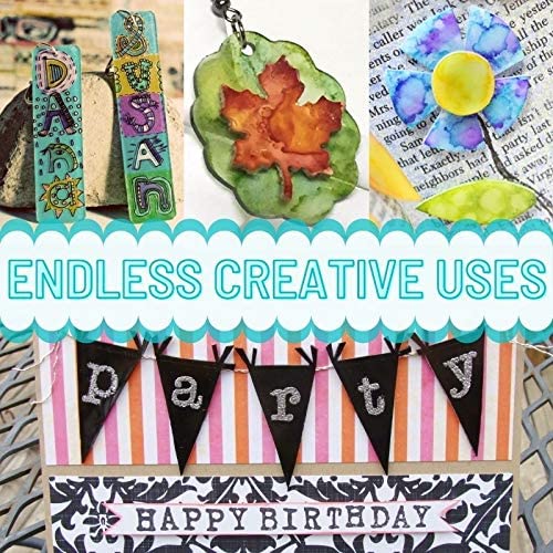 Examples of charms and craft projects made with Grafix Shrink Film