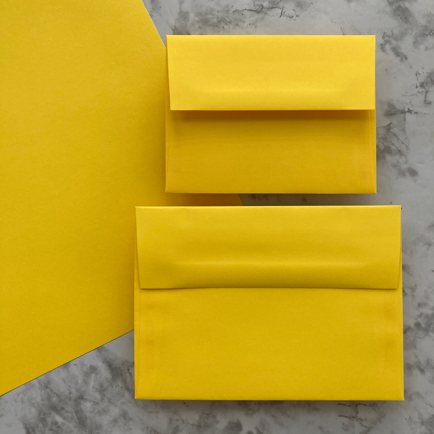 SOLAR YELLOW Astrobrights Envelope - Neenah