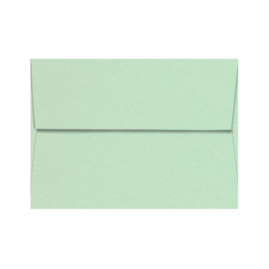 SPEARMINT -  mint green Pop-Tone invitation envelope  with square flap envelope