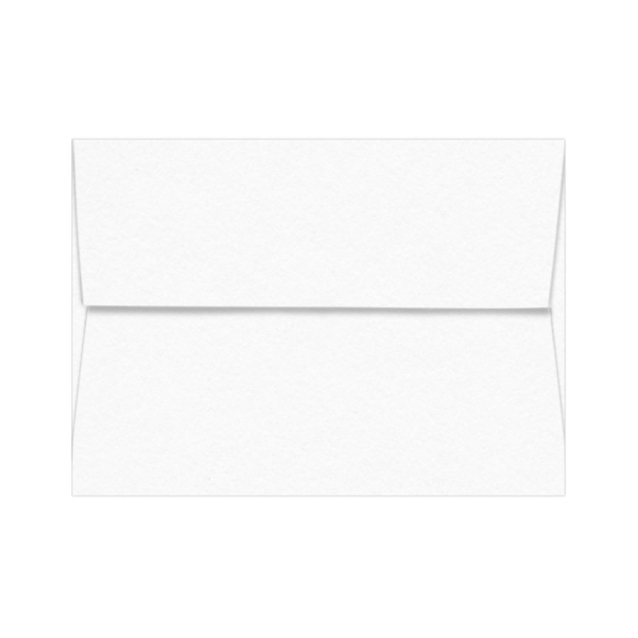 SWEET TOOTH - bright white Pop-Tone invitation envelope  with square flap envelope