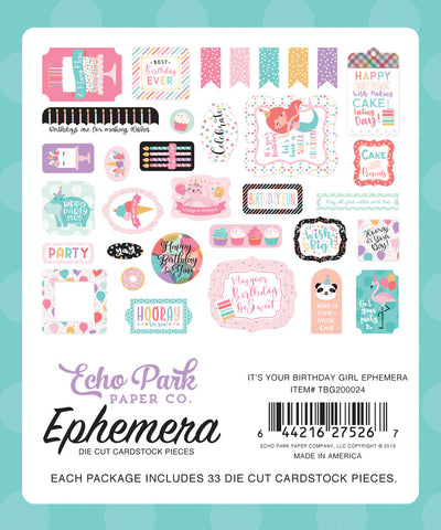 IT'S YOUR BIRTHDAY GIRL Ephemera - Echo Park