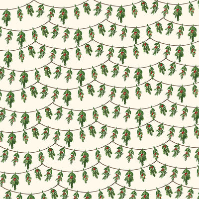 DECK THE HALLS - 12x12 Double-Sided Patterned Paper - Echo Park