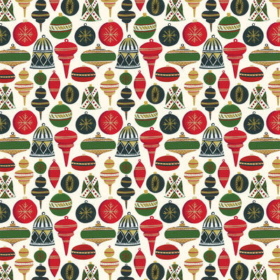 JOYFUL ORNAMENTS - 12x12 Double-Sided Patterned Paper - Echo Park