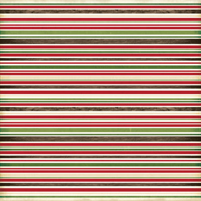 Side B - red, green, off-white, and brown stripes