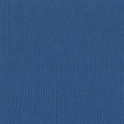 Bazzill Basics TYPHOON dark blue cardstock - 12x12 inch - 80 lb - textured scrapbook paper