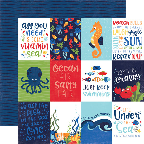 UNDER THE SEA 12x12 Collection Kit - Echo Park