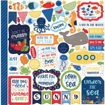 UNDER THE SEA 12x12 Collection Kit - Echo Park
