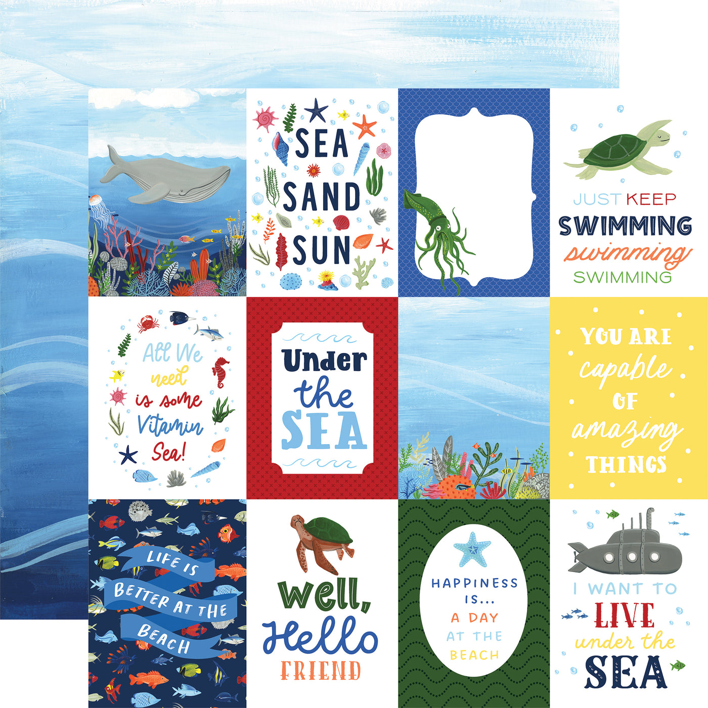 UNDER SEA ADVENTURES 12x12 Collection Kit - Echo Park