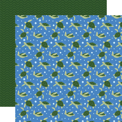 TWIRLING TURTLES - 12x12 Double-Sided Patterned Paper - Echo Park