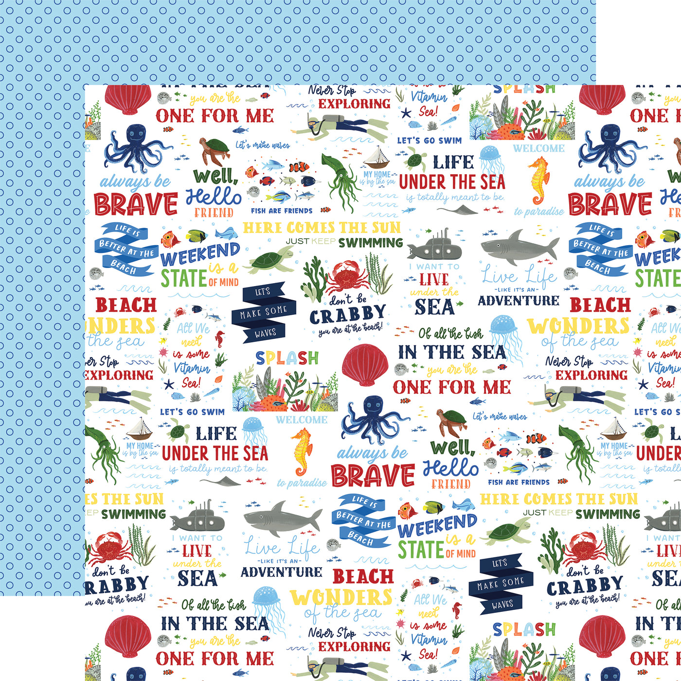 UNDER SEA ADVENTURES 12x12 Collection Kit - Echo Park