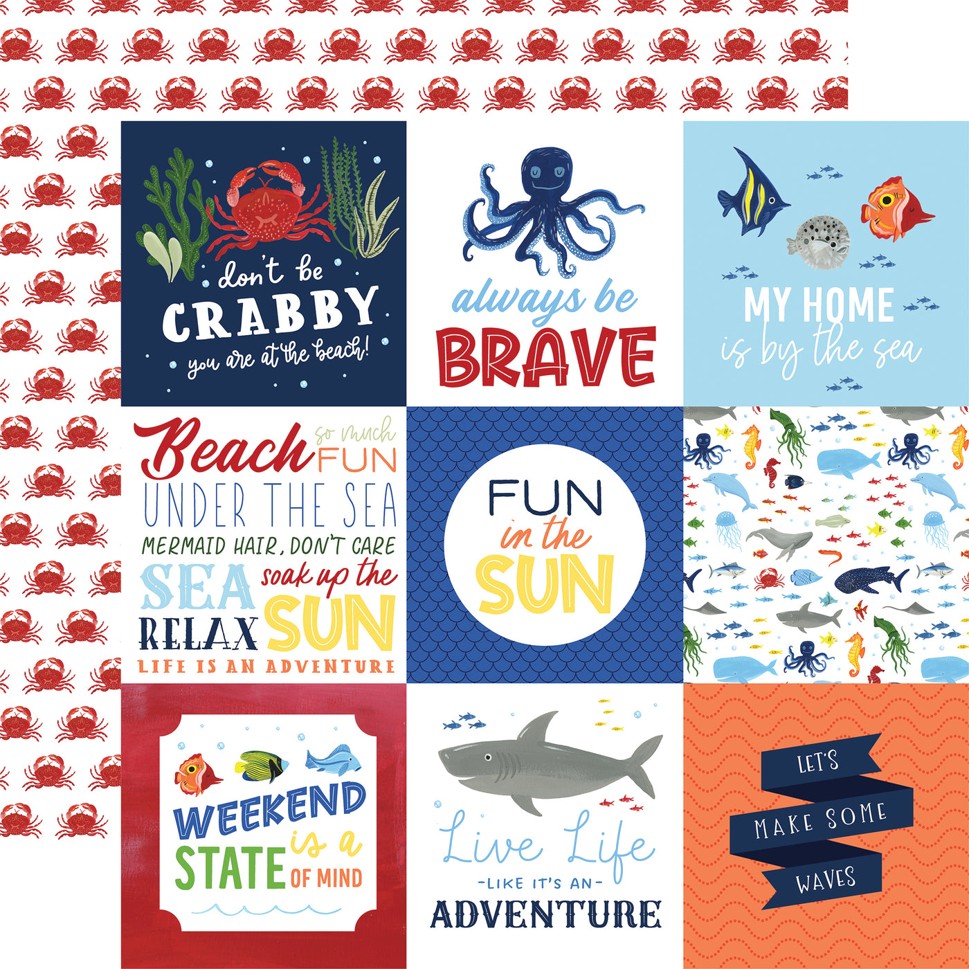 UNDER SEA ADVENTURES 12x12 Collection Kit - Echo Park