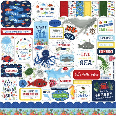 UNDER SEA ADVENTURES 12x12 Collection Kit - Echo Park