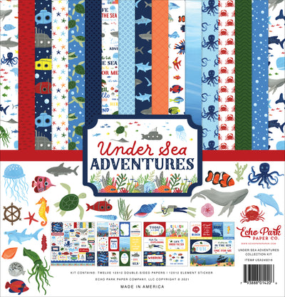 UNDER SEA ADVENTURES 12x12 Collection Kit - Echo Park