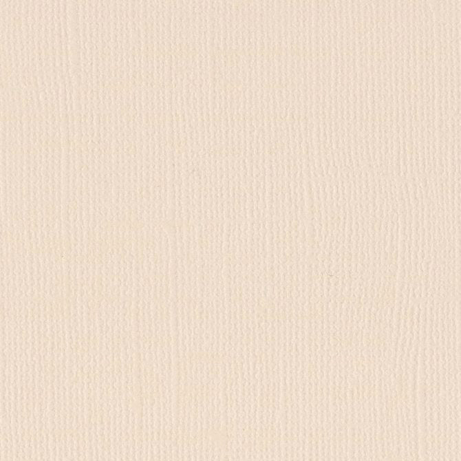 Bazzill Basics VANILLA - 12x12 inch cardstock - 80 lb - textured scrapbook paper
