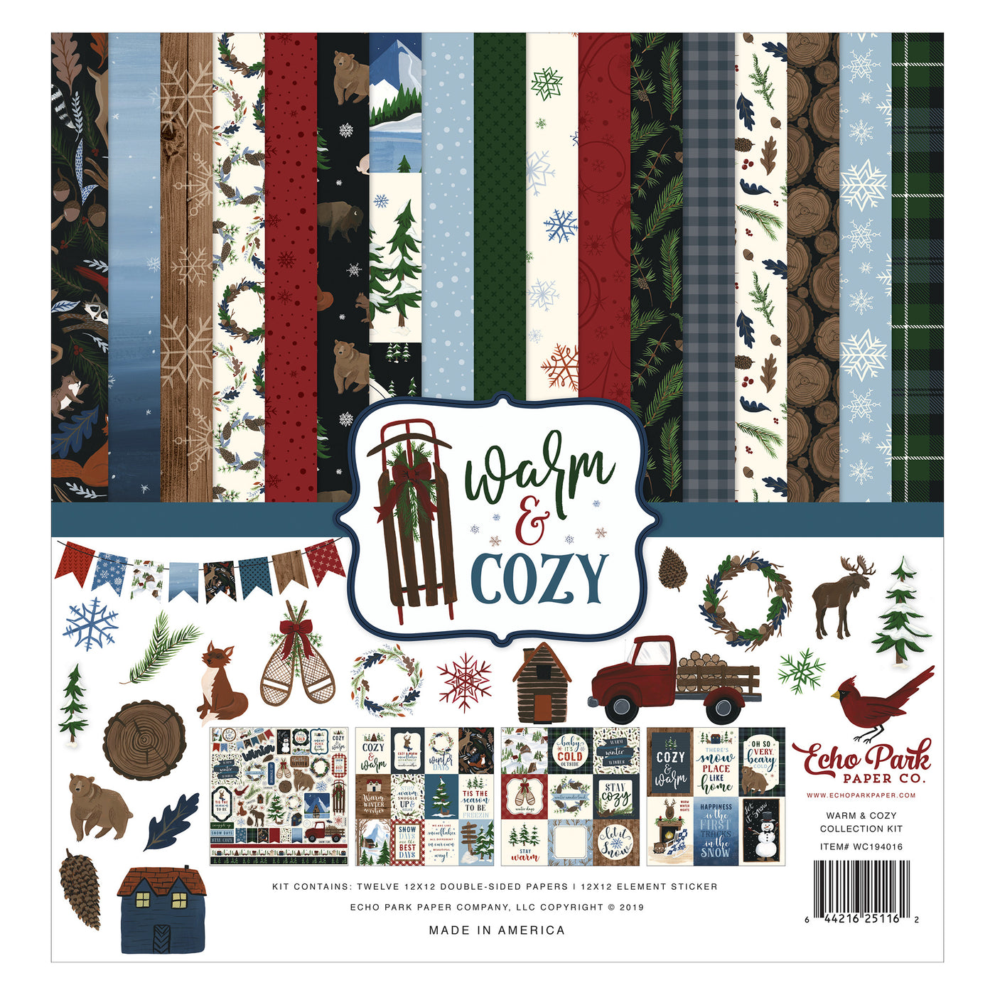Warm and Cozy Collection Kit by Echo Park Paper Co.