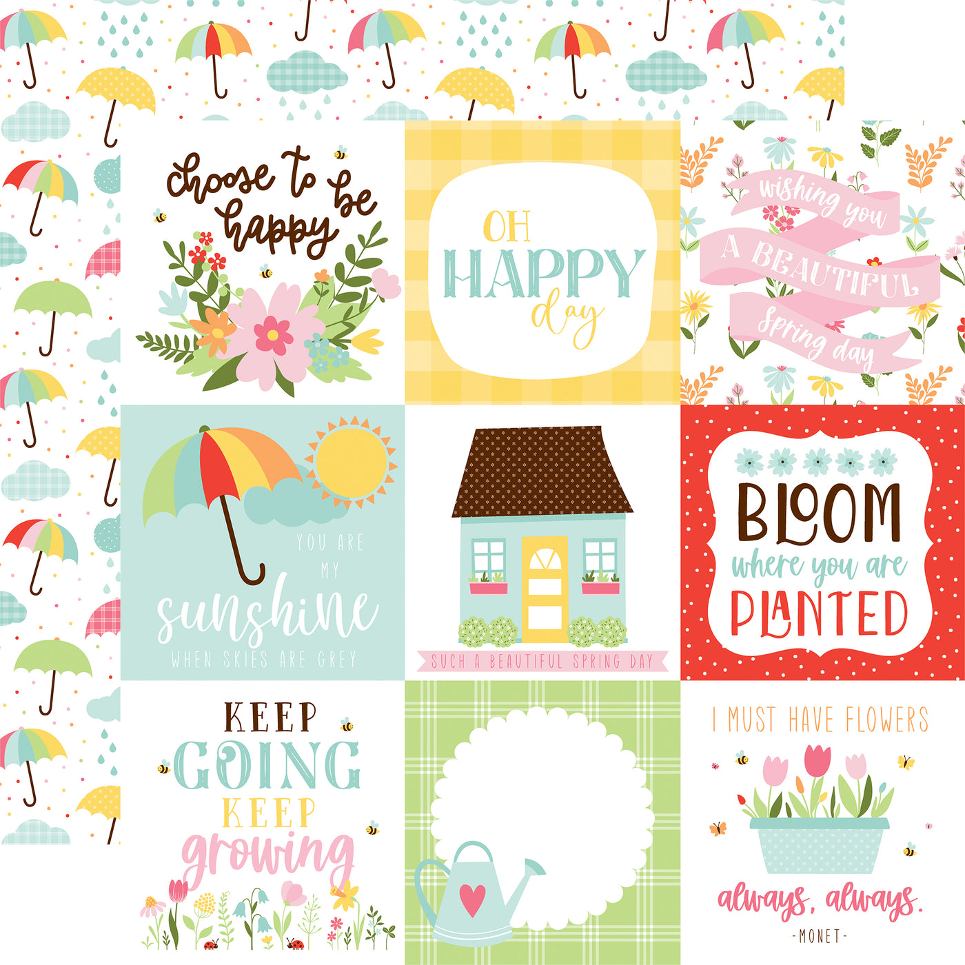 WELCOME SPRING 12x12 Collection Kit - Echo Park