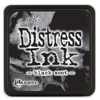BLACK SOOT Tim Holtz Mini Distress Ink Pad - Ranger