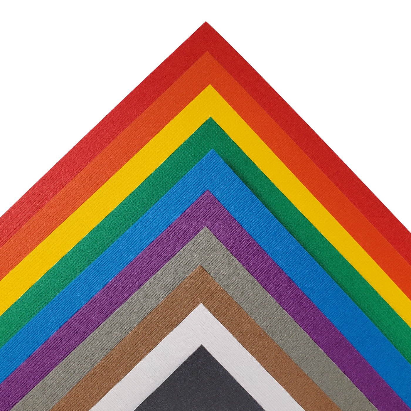 Classic Rainbow Cardstock Variety Pack- 12x12 Cardstock - 10 Sheets